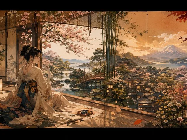Four Seasons Japanese Panorama preview image 1