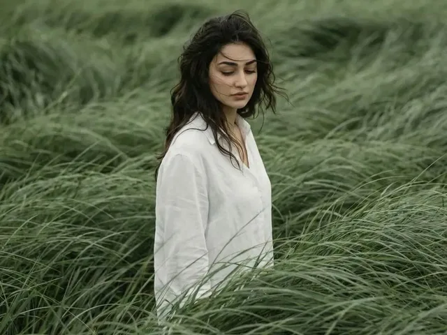 Cinematic Meadow Editorial Portrait preview image 1