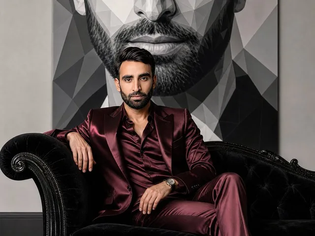 Luxury Fashion Mural Portrait preview image 1