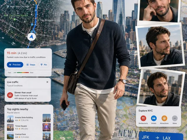 Google Maps Inspired Digital Collage Poster preview image 1