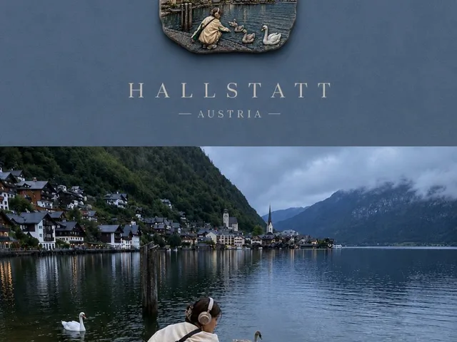 Luxury Travel Poster Split Layout preview image 1