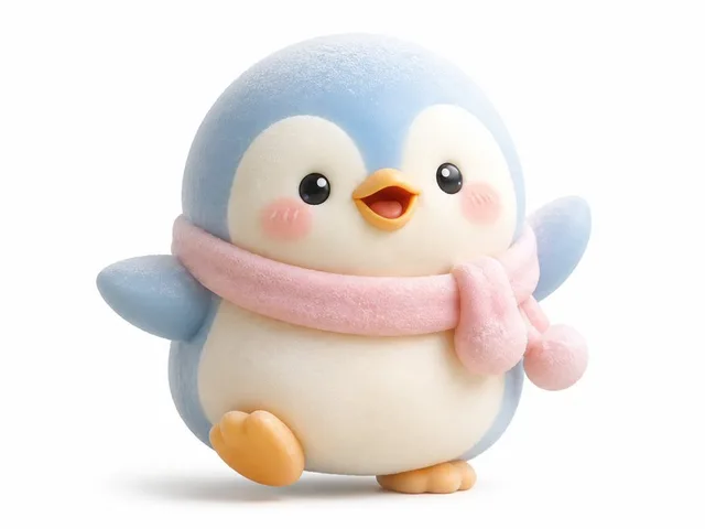 Kawaii Mochi 3D Toy Character preview image 1