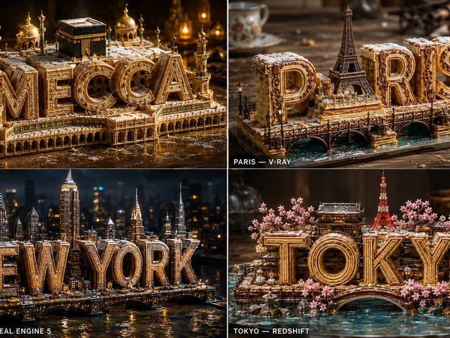 Pastry City Architectural Showpiece preview image 1