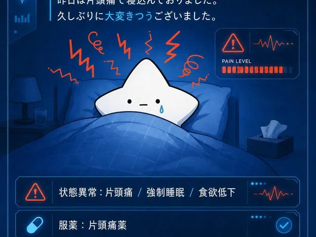 Cute Star Migraine HUD preview image 1