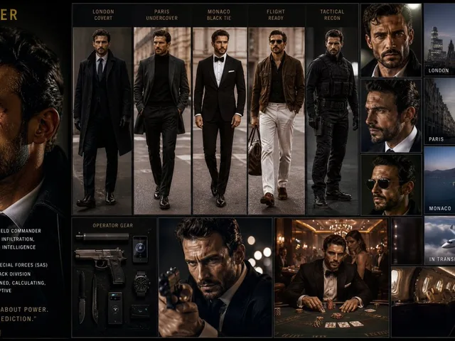 Hollywood Spy-Thriller Character Board preview image 1