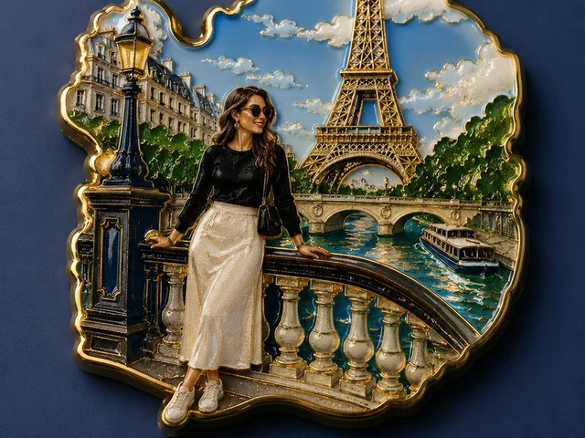Handmade Enamel Souvenir Magnet preview image 1