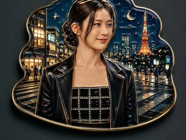 Handmade Enamel Souvenir Magnet Design preview image 1