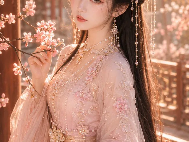 Tang Dynasty Fantasy Female Portrait preview image 1