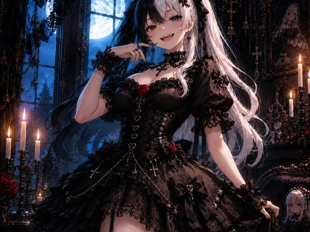 Feisty Gothic Lolita Girl preview image 1