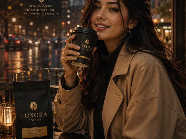 Luxury Coffee Advertisement Portrait preview image 1