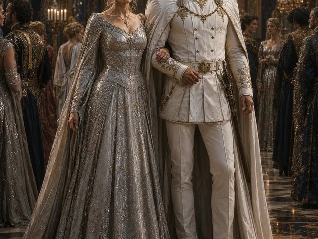 Candlelit Royal Ballroom Couple preview image 1