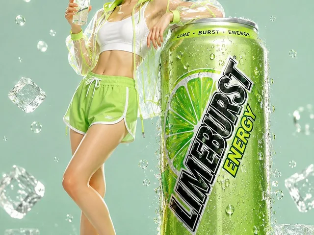 Limeburst Energy Drink Ad Campaign preview image 1
