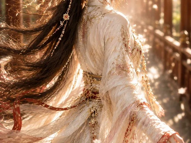 Ancient Chinese Fantasy Female Portrait preview image 1