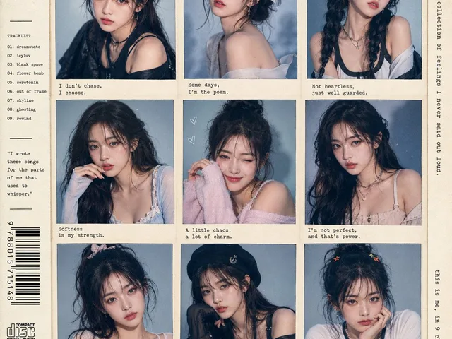 K-pop Idol Polaroid Collage preview image 1