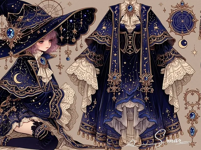 Celestial Witch Outfit Sheet preview image 1
