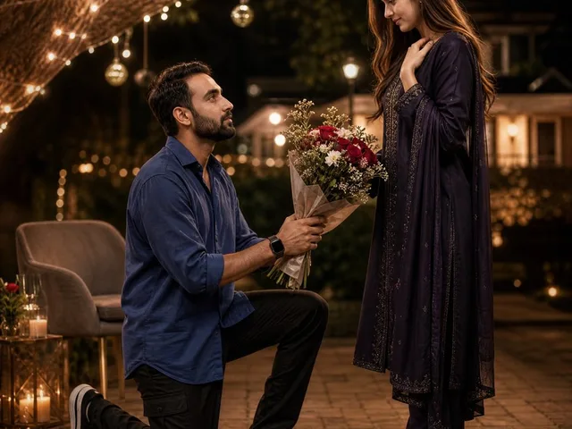 Night Park Proposal Portrait preview image 1