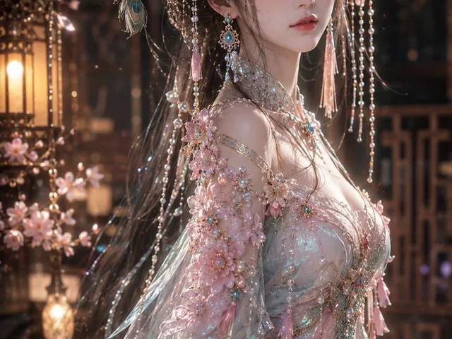 Fantasy Oriental 3D CG Portrait preview image 1