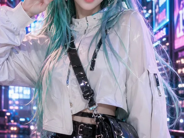 3D CG Cyberpunk Neko Girl Portrait preview image 1