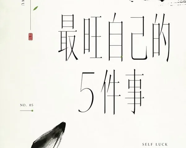 Minimalist Oriental Ink Typography Poster preview image 1