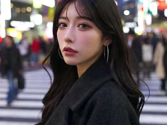 Neon City Portrait With Face Block preview image 1