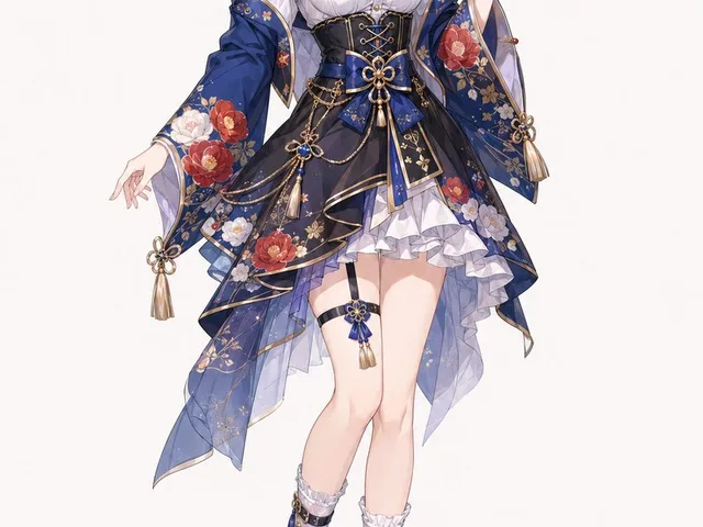 Wa-Modern Floral Idol Dress preview image 1
