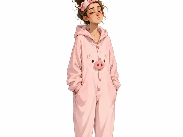 Low Battery Pig Pajama Character preview image 1