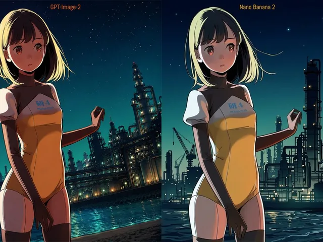 工业夜景背景更换 preview image 1