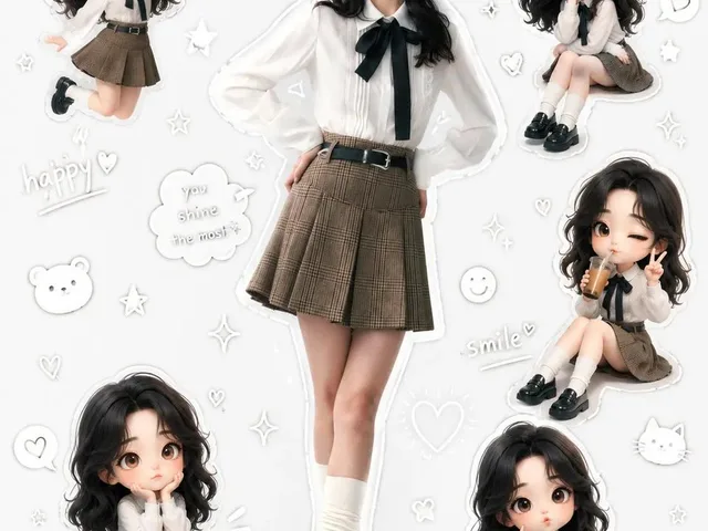 可爱风校园少女美学拼贴 preview image 1