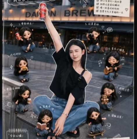 Mini Clone Cafe Selfie Composite preview image 1