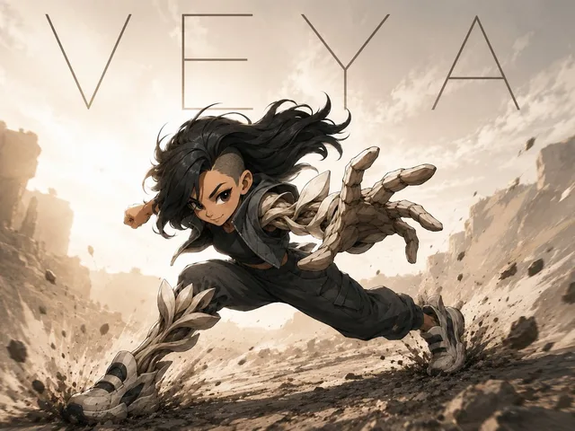 VEYA Anime Canyon Action Poster preview image 1