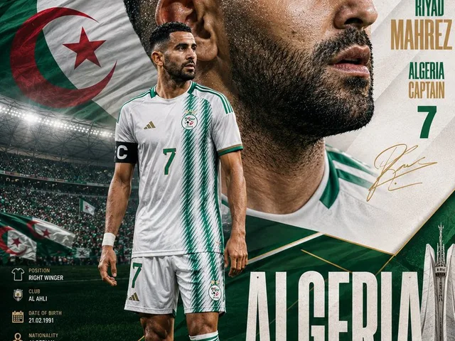 Algeria World Cup Captain Poster preview image 1