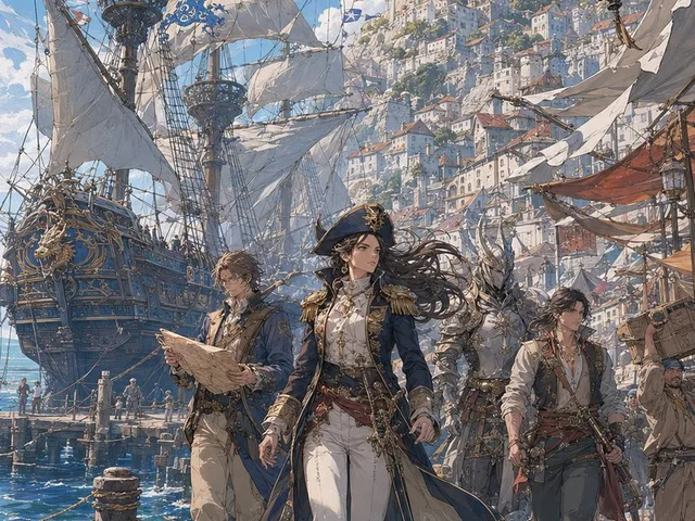 Fantasy Harbor Captain Scene preview image 1