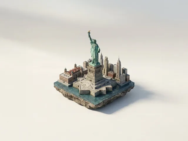 Famous Landmark 3D Miniature preview image 1