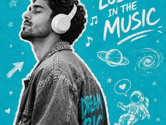 Gen-Z Music Doodle Poster preview image 1