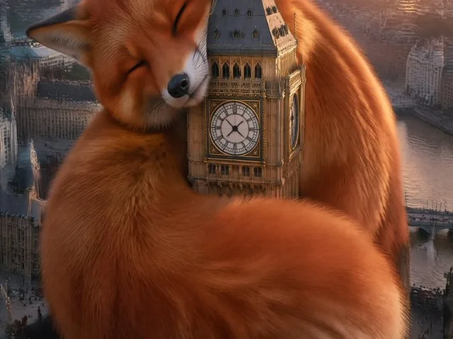 Wholesome Giant Animal in Cityscape preview image 1