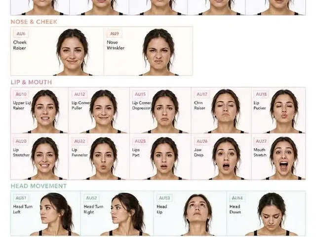 Facial Expression Anatomy Sheet preview image 1