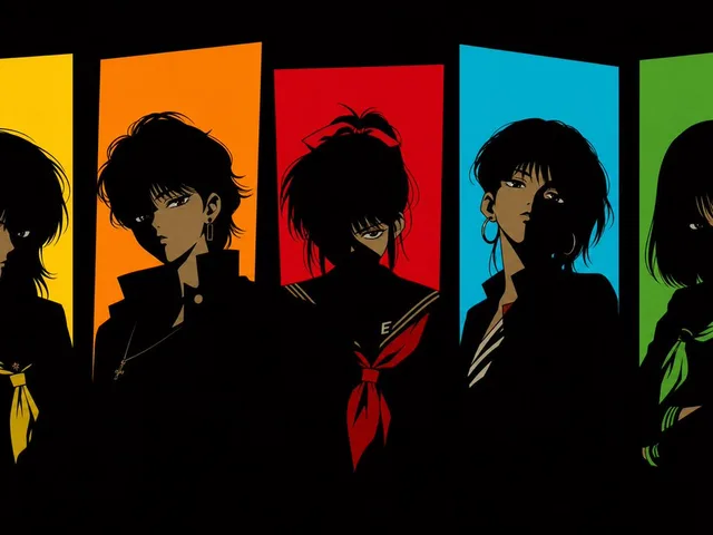 Five 1980s Delinquent Anime Girls preview image 1
