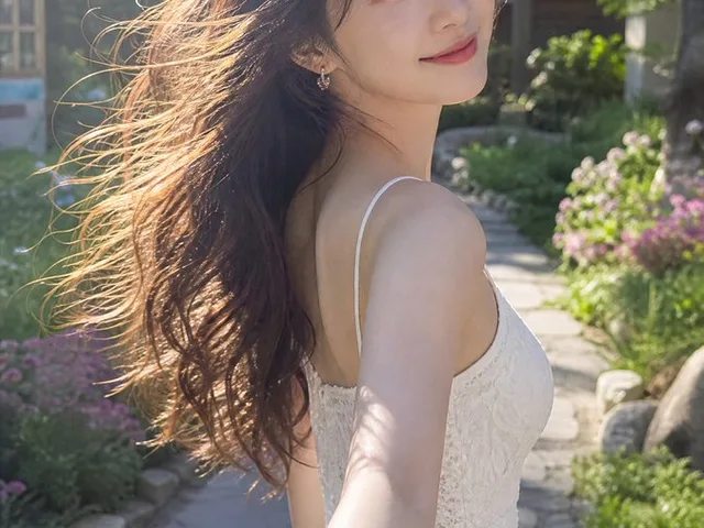 Cinematic Summer Portrait of an East Asian Woman preview image 1