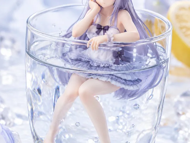 Pastel Anime Figure in Sparkling Glass preview image 1