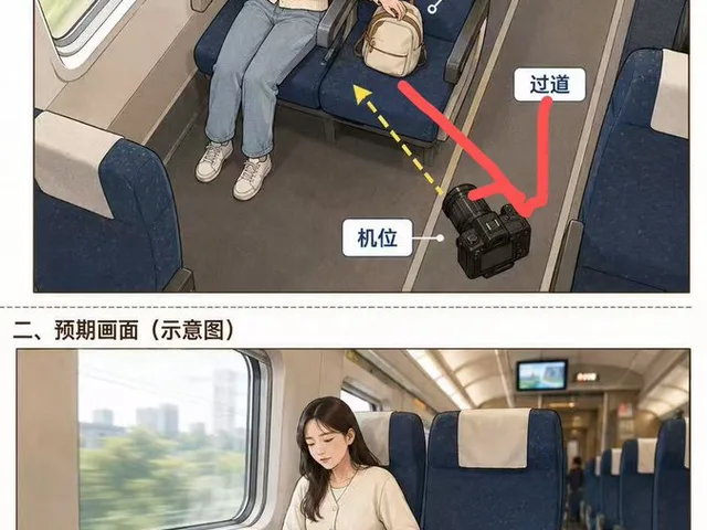 High-Speed Train Filming Storyboard preview image 1
