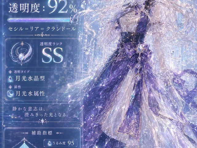 Moonlit Transparency Check Card preview image 1