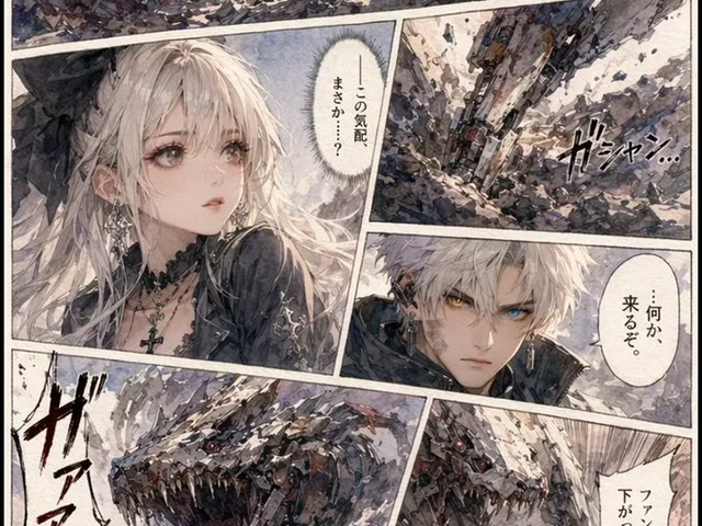 Gritty Sci-Fi Shoujo Manga Page preview image 1