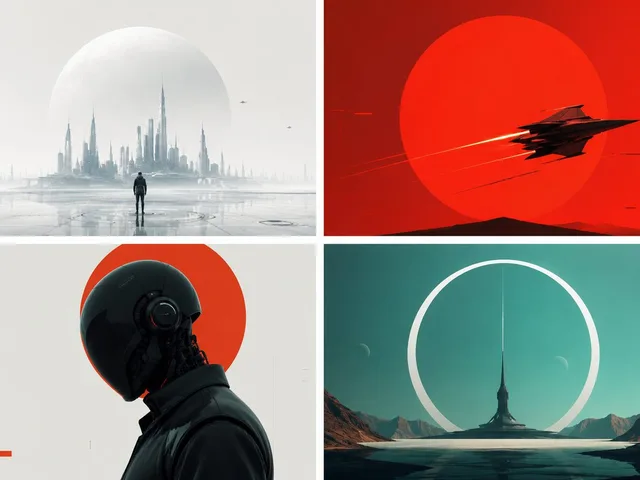 Minimalist Futuristic Concept Art preview image 1