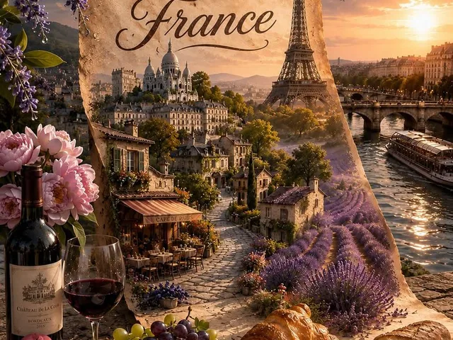 Fantasy Country Travel Poster preview image 1