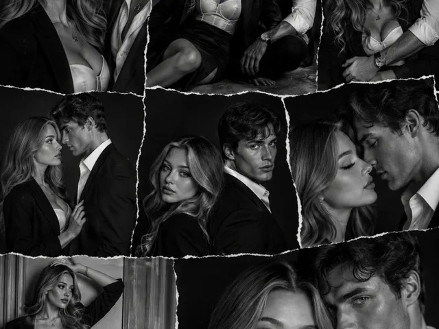 B&W Editorial Fashion Collage preview image 1