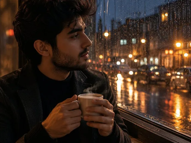 Tea and Rain Mood Portrait preview image 1