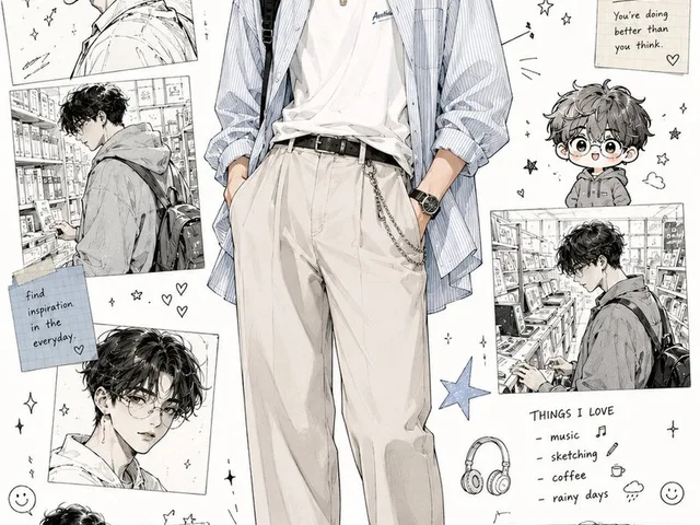 Anime Fashion Design Moodboard preview image 1