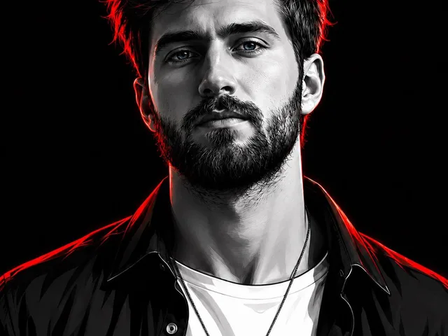 Cyberpunk Neon Rim Lighting Portrait preview image 1