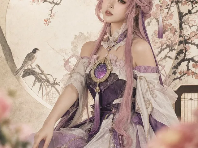 New Chinese Tea Label Cosplay Portrait preview image 1