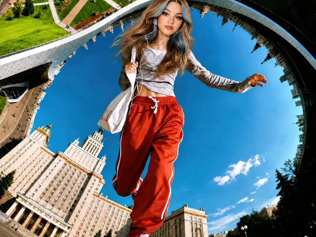 Surreal Fisheye Stadium Portrait preview image 1